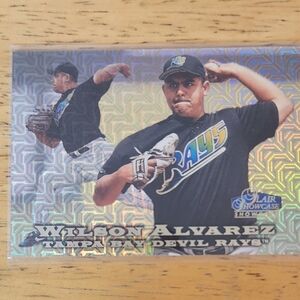 1998 Fleer Corp Flair Showcase '98 WILSON ALVAREZ, Tampa Bay Devil Rays